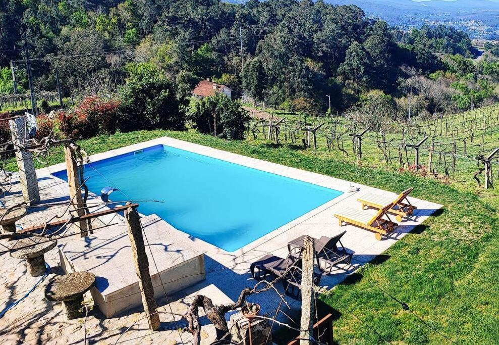 Вилла Casa Cabreiros De Baixo Мелгасу Экстерьер фото